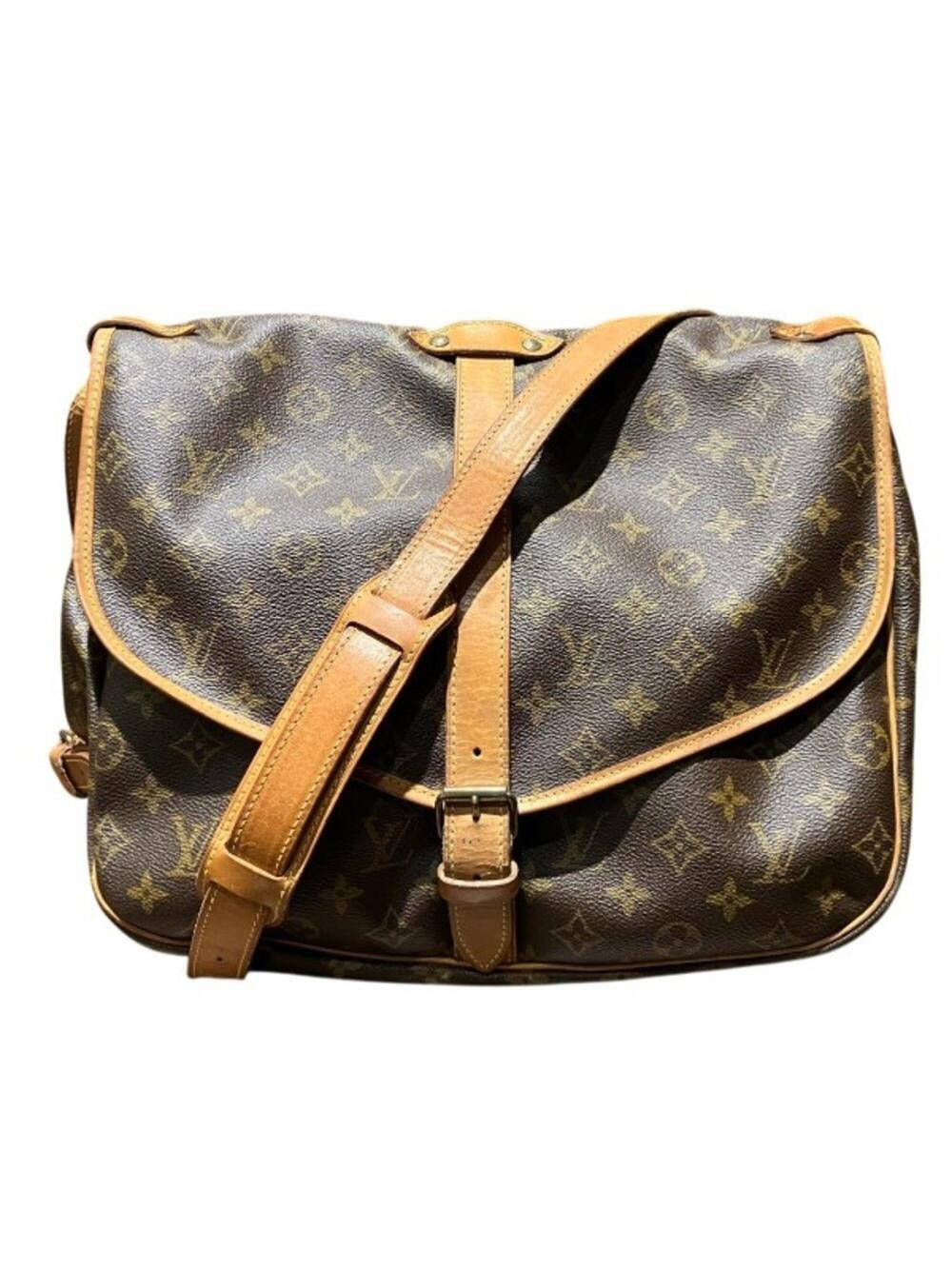 Louis Vuitton Saumur Handbag Canvas 35 #325072L63B